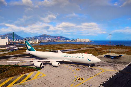Boeing 747-8F Mini Livery Pack (Cathay Pacific Cargo, Saudia Cargo)