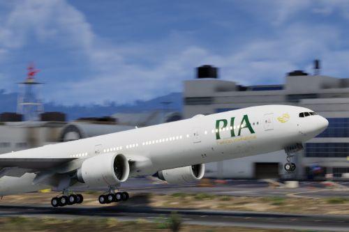 Boeing 777-300er Pakistan international airline (PIA) livery 