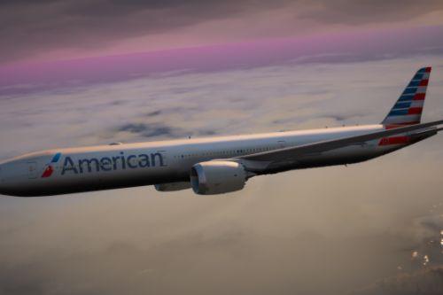 Boeing 777-9x american airlines fix+ air canada livery