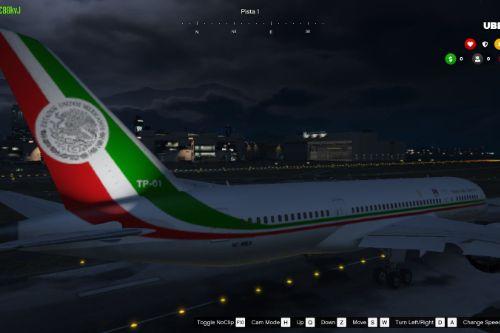 Boeing 787-8 Livery TP-01 Avión Presidencial Méxicano