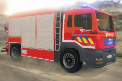 Brandweer Antwerpen MAN TGL | Zware materiaalwagen | Belgian Fire Truck