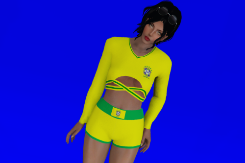 Brazilian World Cup 22 outfit for MP Female 