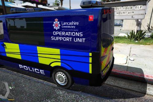 British Lancashire police operations support unit