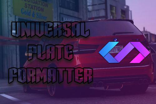 Universal Plate Formatter