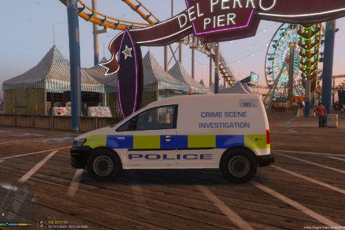 British Police CSI Volkswagen Caddy