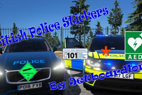 British Stickers For British Emergency Cars