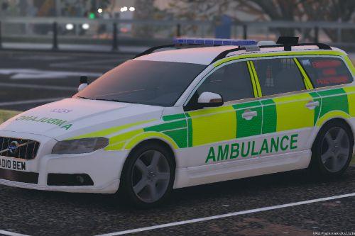 Generic British Volvo V70 Ambulance