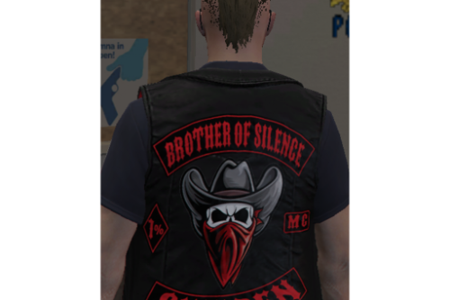 Brother OF Silence MC vest. (Sweden verison)