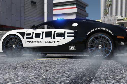 Bugatti Veyron | Hot Pursuit Police [Add-On / Replace | Template]