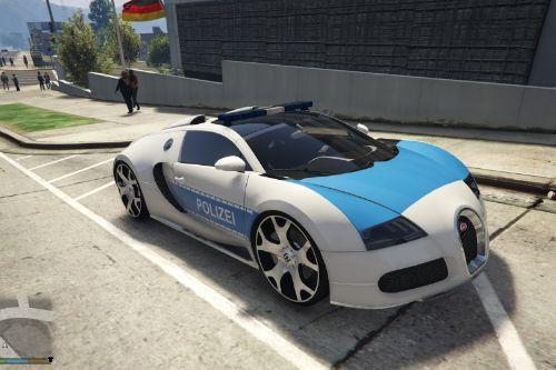Bugatti Veyron Polizei-Lackierung