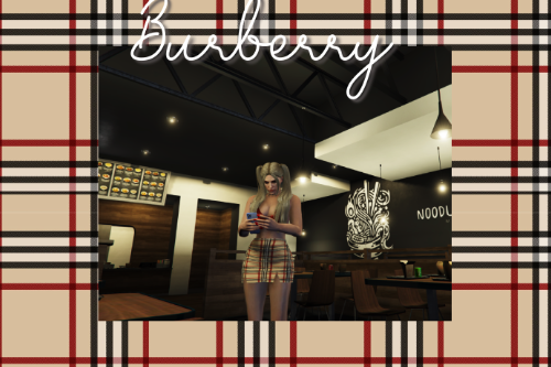Burberry Skirt | MP Female |SP and Fivem Ready!