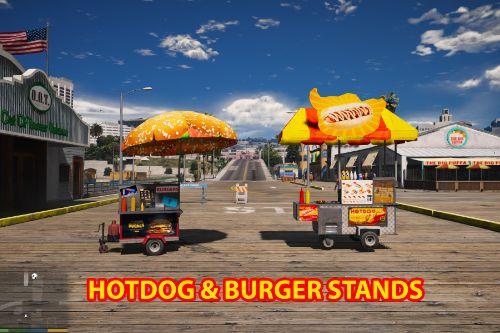 Burger & Hotdog Stands RETEXTURED 2023