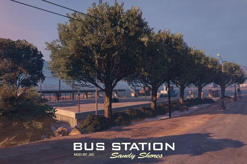 BUS STATION AT SANDY SHORES BY JAY