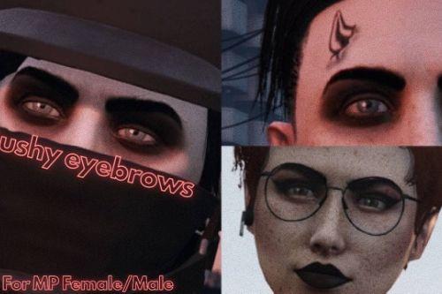 Bushy eyebrows for MP Female\Male characters [SinglePlayer]