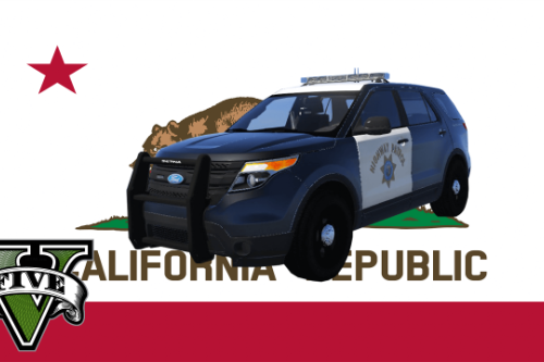 California Highway Patrol 2014 Explorer Texture