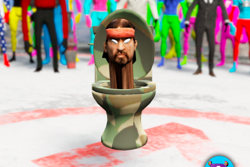 Camouflage Skibidi Toilet