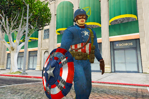 Captain America Soldier suit [ADD-ON]