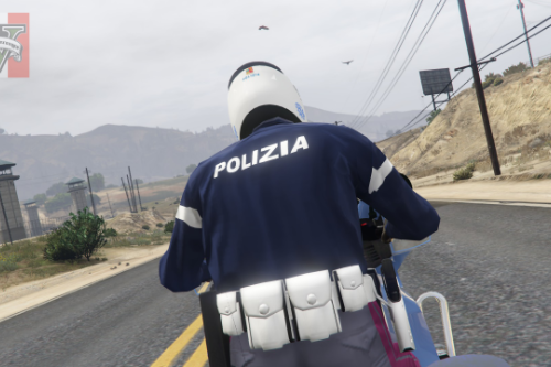 Casco Motociclisti Polizia di Stato