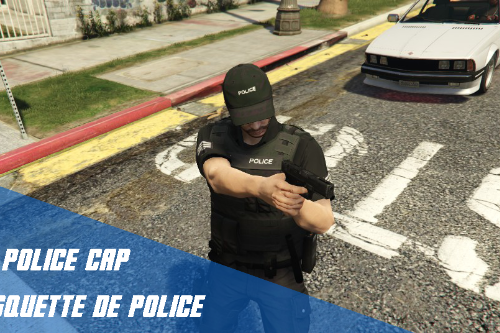 Casquette Police/ Poilce Cap ( Texture ) 