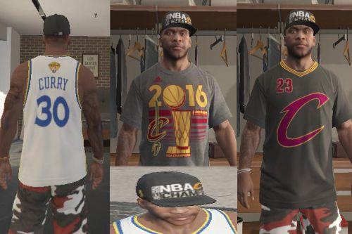 Cavs / Warriors NBA Finals Jersey (Game 7) + Cavs Championship Shirt and Cap