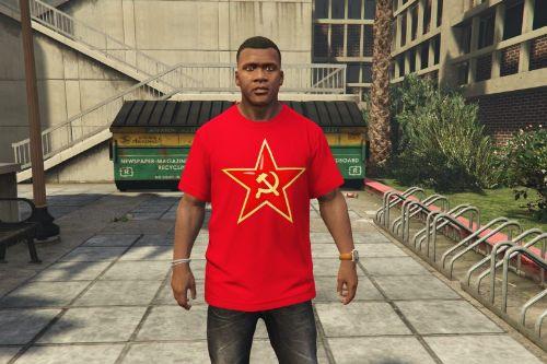 CCCP USSR ZSRR T-Shirt For Franklin