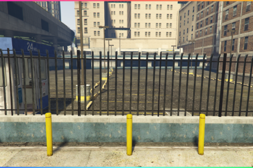 Central parking fence [SP / FiveM]