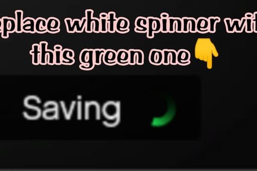 change spinner color