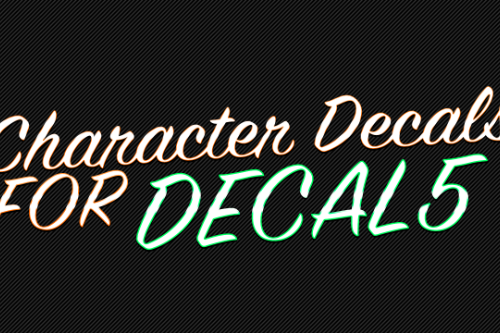 Character Decals for DECAL5