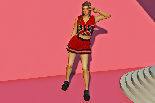 Cheerleader Set - Halloween Themed for MP Female