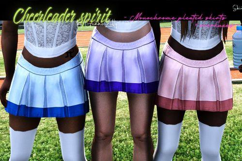 Cheerleader Spirit - skirt + overknees for MP Female