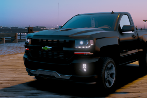 Download Drag Chevy Silverado Cat Eye Single Cab [FIVE-M] 1.0 for GTA 5