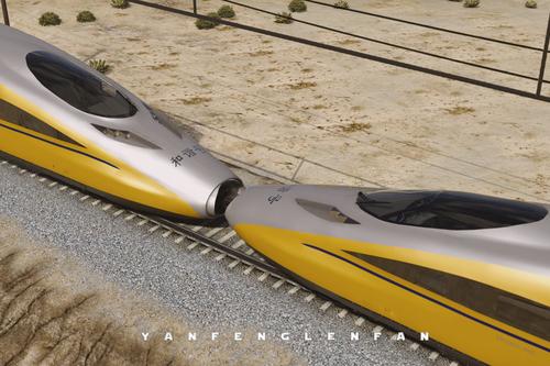 China Railways High-speed train CRH380AJ EMU Yellow 和谐号CRH380AJ型 高速动车组 黄医生涂装 43d366 20180425123436 1
