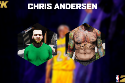 Chris Andersen face and body texture