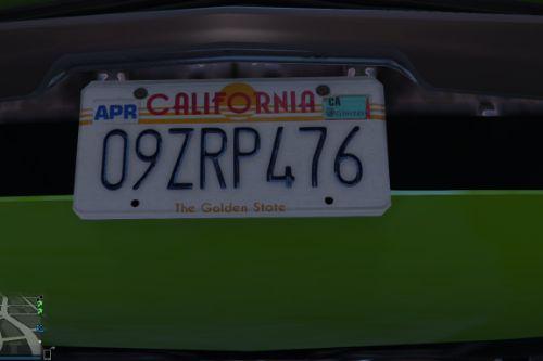 Classic California License Plate Pack