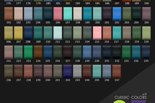 Classic Car Colours [Add-On]