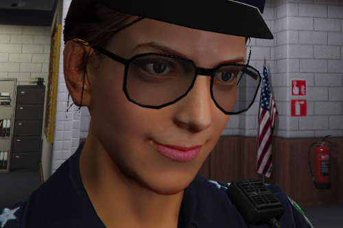 Clean Face & Eyes Female Police Cop LSPDFR 0.41 & FiveM