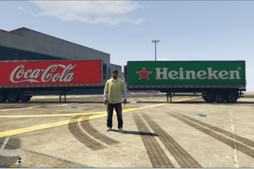 Coca-Cola + Heineken Truck Trailers