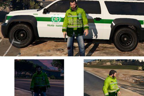 Colombia Police  jacket for Michael