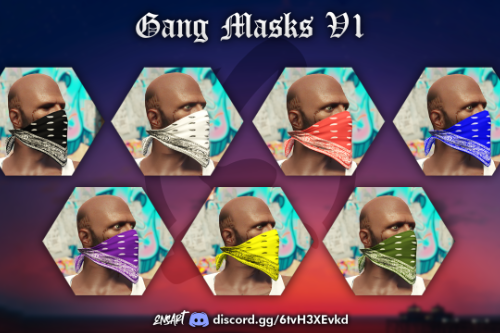 Colored Gang Masks for MP Male