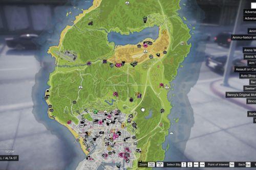 Colored Map and Mini Map for GTA 1.69 update