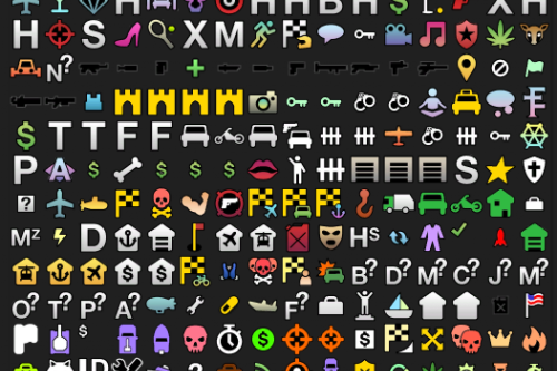 Colored Map Icons