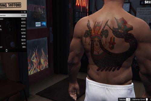 GTA 5 Tattoo Wei Shen (Sleeping Dogs) Mod 