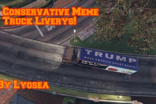 Conservative Meme Tractor Trailer Textures (Fame or Shame Retexture)