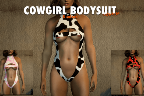Cowgirl bodysuit for mp Female