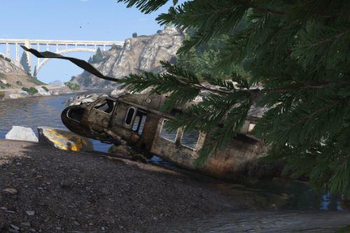 Crashed BlackHawk [YMAP / FiveM]