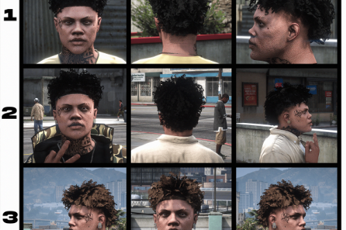 Curly Mohawk For MP Male 