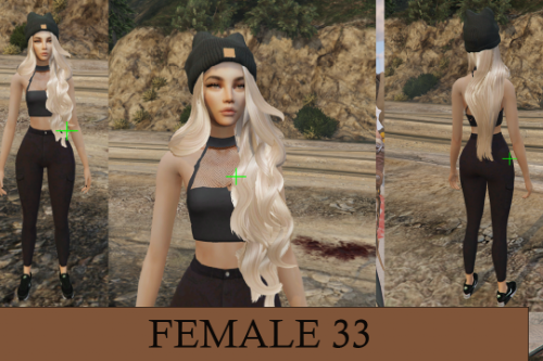 Custom Female33 [Add-On ped / FiveM] 