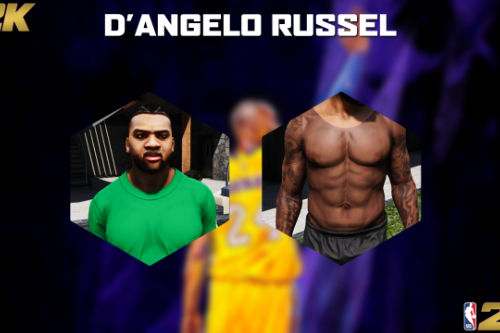 D'Angelo Russel face and body texture