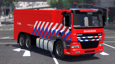 Daf CF Brandweer Water Wagen/Dutch Fire Water Truck [BETA] [4K] [REFLECTIVE] 