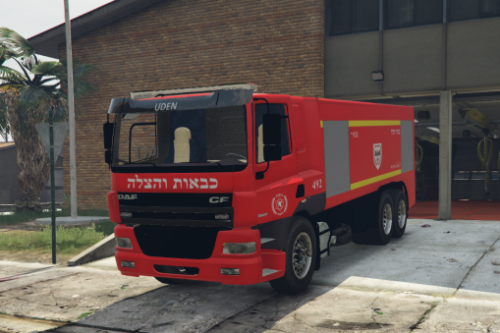  Daf CF| משאית כיבוי אש "אשד" -  Fire Water Truck israel 
